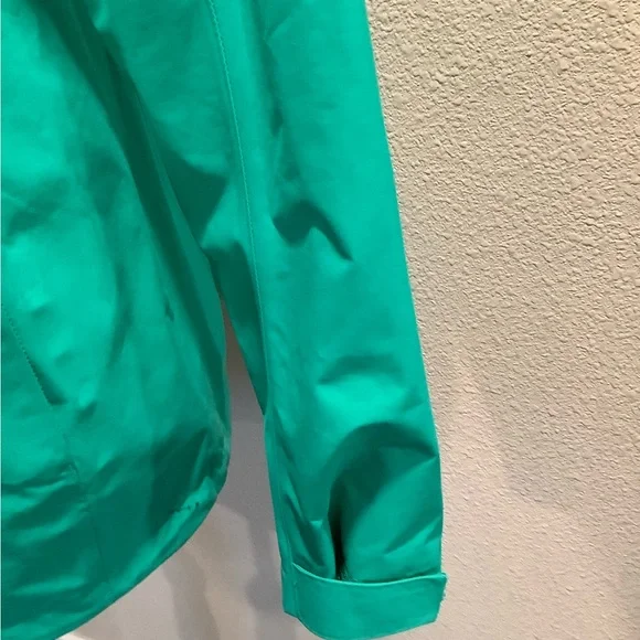 Marmot Womens Aqua Green Raincoat size Large - Picture 5 of 10